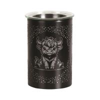 Aroma Black Highland Cow Colour Changing Electric Wax Melt Warmer Extra Image 3 Preview